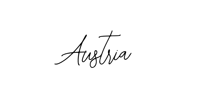 How to make Austria signature? Bearetta-2O07w is a professional autograph style. Create handwritten signature for Austria name. Austria signature style 12 images and pictures png