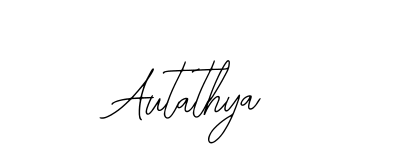Also You can easily find your signature by using the search form. We will create Autathya name handwritten signature images for you free of cost using Bearetta-2O07w sign style. Autathya signature style 12 images and pictures png