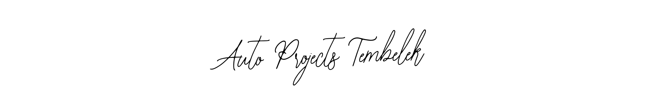 It looks lik you need a new signature style for name Auto Projects Tembelek. Design unique handwritten (Bearetta-2O07w) signature with our free signature maker in just a few clicks. Auto Projects Tembelek signature style 12 images and pictures png