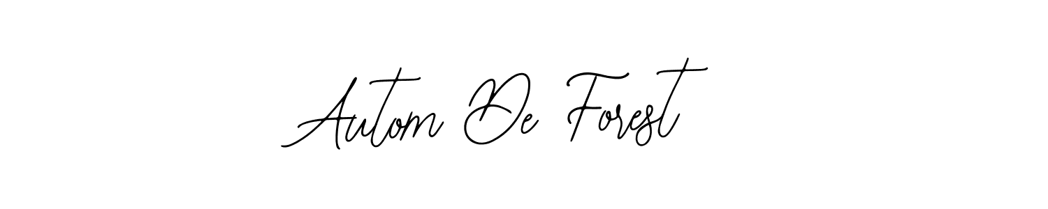 How to make Autom De Forest signature? Bearetta-2O07w is a professional autograph style. Create handwritten signature for Autom De Forest name. Autom De Forest signature style 12 images and pictures png