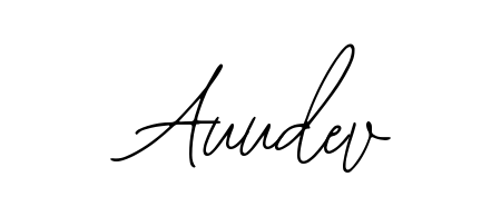 Achieve flawless digital penmanship with Auudev name in Bearetta-2O07w font. The perfect tool for creating online signatures. Auudev signature style 12 images and pictures png