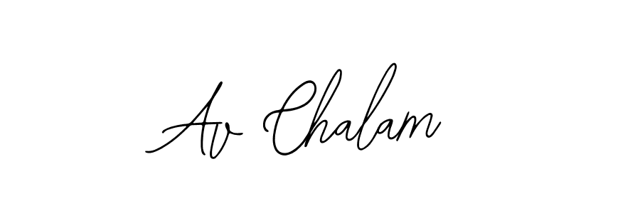 Make a beautiful signature design for name Av Chalam. With this signature (Bearetta-2O07w) style, you can create a handwritten signature for free. Av Chalam signature style 12 images and pictures png