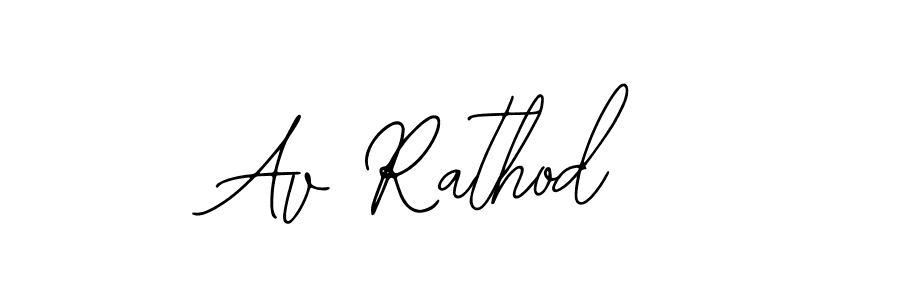 Make a beautiful signature design for name Av Rathod. Use this online signature maker to create a handwritten signature for free. Av Rathod signature style 12 images and pictures png