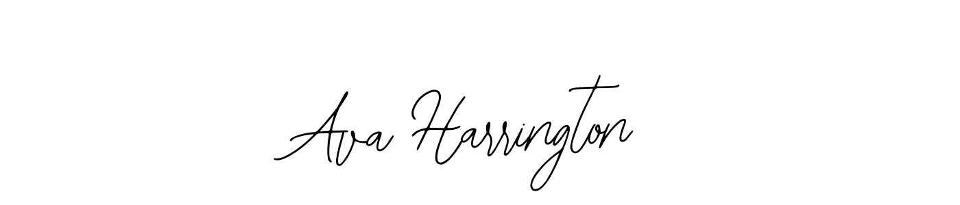 Design your own signature with our free online signature maker. With this signature software, you can create a handwritten (Bearetta-2O07w) signature for name Ava Harrington. Ava Harrington signature style 12 images and pictures png