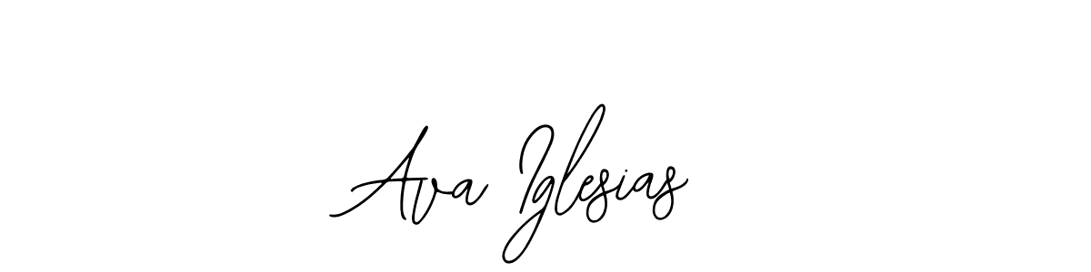 Bearetta-2O07w is a professional signature style that is perfect for those who want to add a touch of class to their signature. It is also a great choice for those who want to make their signature more unique. Get Ava Iglesias name to fancy signature for free. Ava Iglesias signature style 12 images and pictures png