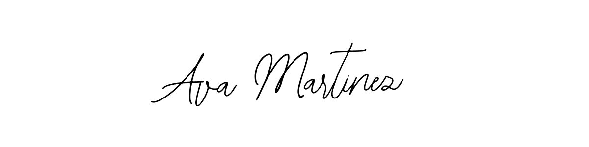 How to make Ava Martinez name signature. Use Bearetta-2O07w style for creating short signs online. This is the latest handwritten sign. Ava Martinez signature style 12 images and pictures png