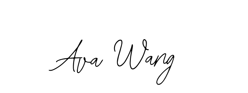 Also You can easily find your signature by using the search form. We will create Ava Wang name handwritten signature images for you free of cost using Bearetta-2O07w sign style. Ava Wang signature style 12 images and pictures png