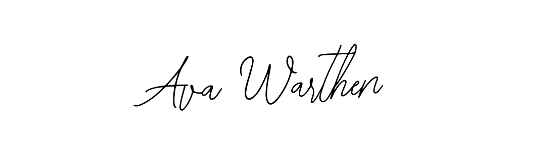 Best and Professional Signature Style for Ava Warthen. Bearetta-2O07w Best Signature Style Collection. Ava Warthen signature style 12 images and pictures png