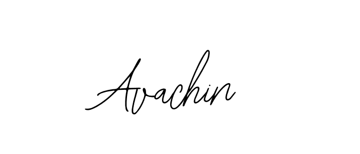 Design your own signature with our free online signature maker. With this signature software, you can create a handwritten (Bearetta-2O07w) signature for name Avachin. Avachin signature style 12 images and pictures png