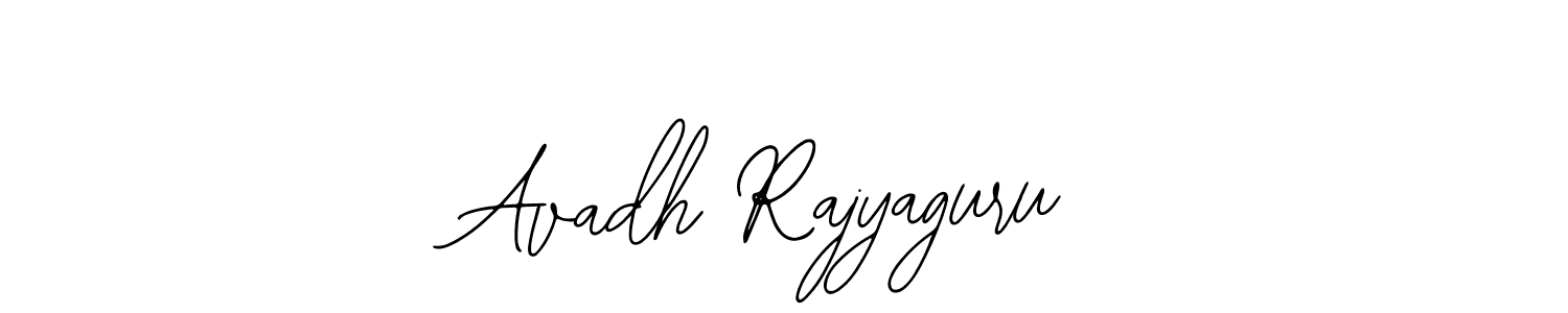 The best way (Bearetta-2O07w) to make a short signature is to pick only two or three words in your name. The name Avadh Rajyaguru include a total of six letters. For converting this name. Avadh Rajyaguru signature style 12 images and pictures png
