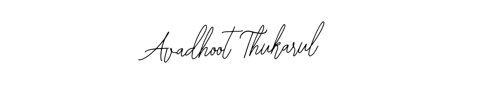 How to make Avadhoot Thukarul name signature. Use Bearetta-2O07w style for creating short signs online. This is the latest handwritten sign. Avadhoot Thukarul signature style 12 images and pictures png