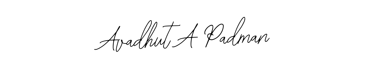 Design your own signature with our free online signature maker. With this signature software, you can create a handwritten (Bearetta-2O07w) signature for name Avadhut A Padman. Avadhut A Padman signature style 12 images and pictures png