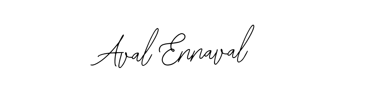 How to make Aval Ennaval name signature. Use Bearetta-2O07w style for creating short signs online. This is the latest handwritten sign. Aval Ennaval signature style 12 images and pictures png