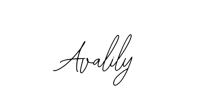 Design your own signature with our free online signature maker. With this signature software, you can create a handwritten (Bearetta-2O07w) signature for name Avalily. Avalily signature style 12 images and pictures png