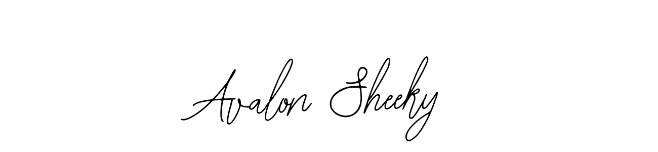 Use a signature maker to create a handwritten signature online. With this signature software, you can design (Bearetta-2O07w) your own signature for name Avalon Sheeky. Avalon Sheeky signature style 12 images and pictures png