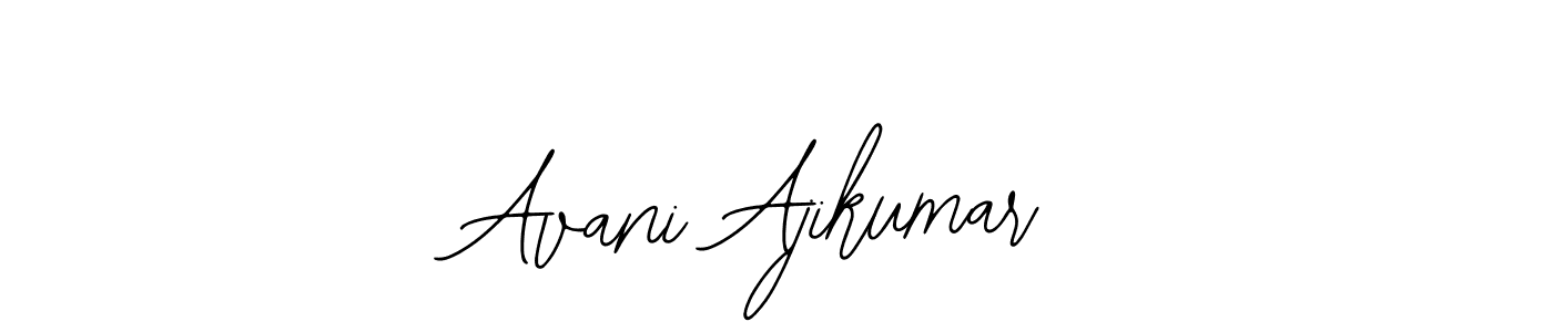 You should practise on your own different ways (Bearetta-2O07w) to write your name (Avani Ajikumar) in signature. don't let someone else do it for you. Avani Ajikumar signature style 12 images and pictures png