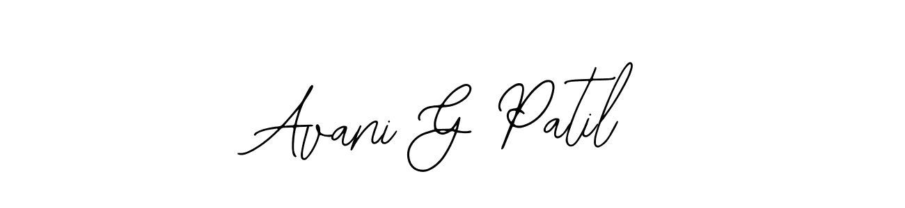 Make a beautiful signature design for name Avani G Patil. Use this online signature maker to create a handwritten signature for free. Avani G Patil signature style 12 images and pictures png