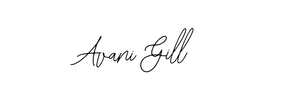 Make a beautiful signature design for name Avani Gill. With this signature (Bearetta-2O07w) style, you can create a handwritten signature for free. Avani Gill signature style 12 images and pictures png