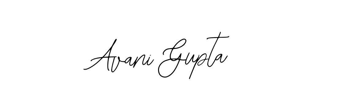 How to make Avani Gupta name signature. Use Bearetta-2O07w style for creating short signs online. This is the latest handwritten sign. Avani Gupta signature style 12 images and pictures png