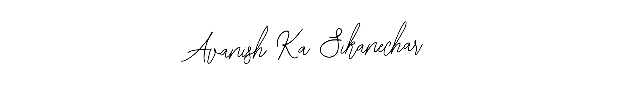 How to Draw Avanish Ka Sikanechar signature style? Bearetta-2O07w is a latest design signature styles for name Avanish Ka Sikanechar. Avanish Ka Sikanechar signature style 12 images and pictures png