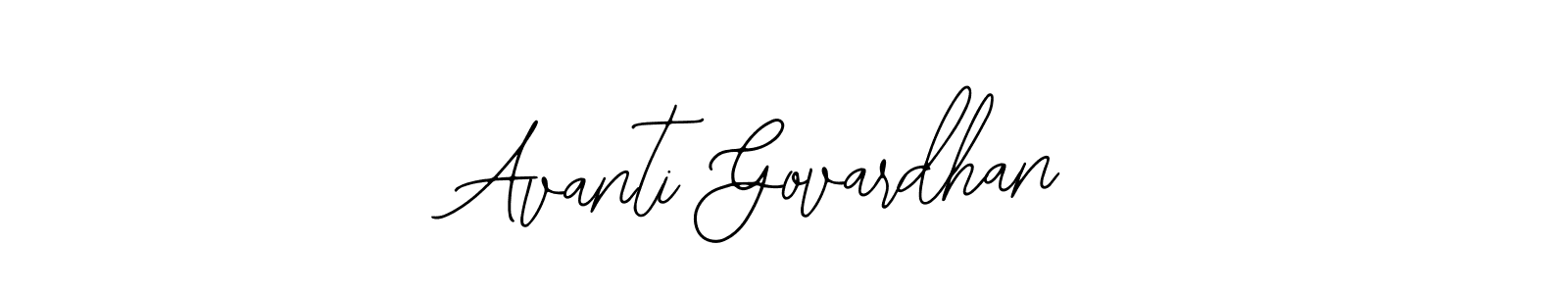 Make a beautiful signature design for name Avanti Govardhan. Use this online signature maker to create a handwritten signature for free. Avanti Govardhan signature style 12 images and pictures png