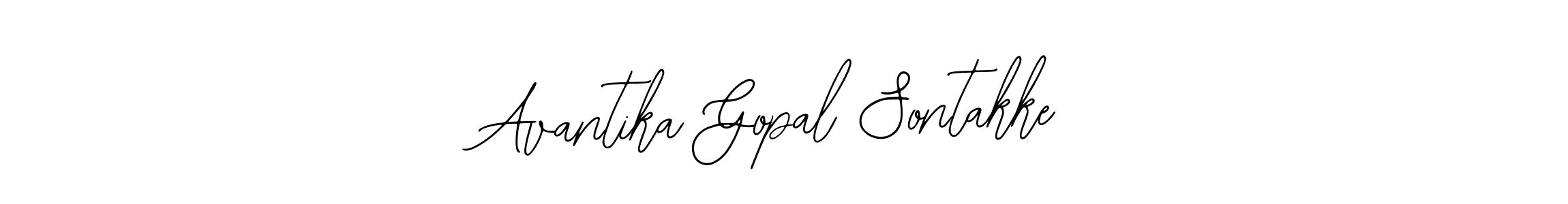 How to make Avantika Gopal Sontakke signature? Bearetta-2O07w is a professional autograph style. Create handwritten signature for Avantika Gopal Sontakke name. Avantika Gopal Sontakke signature style 12 images and pictures png
