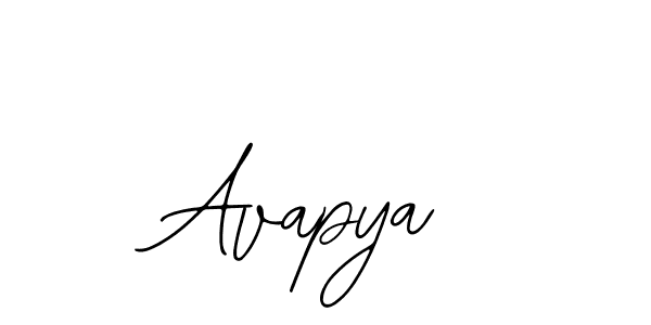 You should practise on your own different ways (Bearetta-2O07w) to write your name (Avapya) in signature. don't let someone else do it for you. Avapya signature style 12 images and pictures png