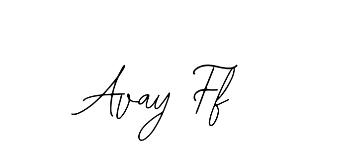 How to make Avay Ff signature? Bearetta-2O07w is a professional autograph style. Create handwritten signature for Avay Ff name. Avay Ff signature style 12 images and pictures png