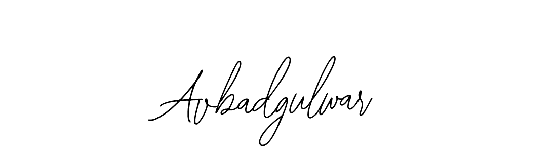 The best way (Bearetta-2O07w) to make a short signature is to pick only two or three words in your name. The name Avbadgulwar include a total of six letters. For converting this name. Avbadgulwar signature style 12 images and pictures png