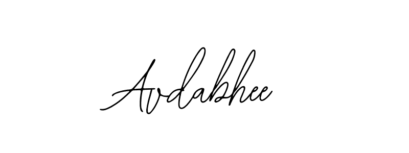 Also You can easily find your signature by using the search form. We will create Avdabhee name handwritten signature images for you free of cost using Bearetta-2O07w sign style. Avdabhee signature style 12 images and pictures png