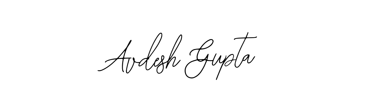 How to make Avdesh Gupta name signature. Use Bearetta-2O07w style for creating short signs online. This is the latest handwritten sign. Avdesh Gupta signature style 12 images and pictures png