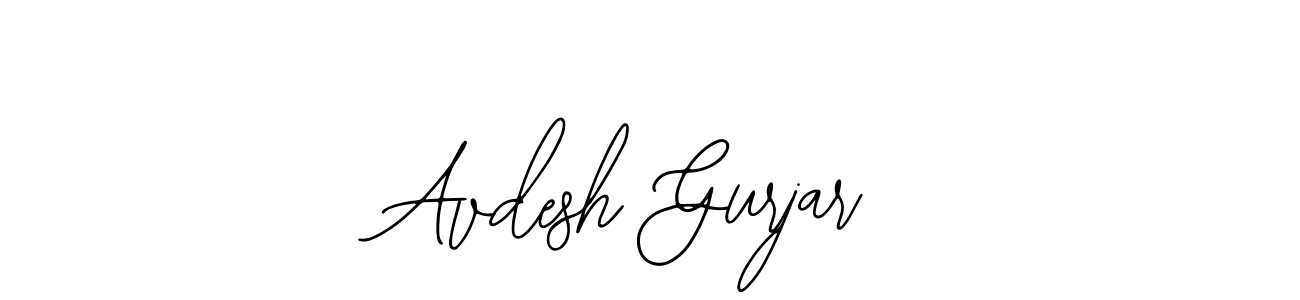 Create a beautiful signature design for name Avdesh Gurjar. With this signature (Bearetta-2O07w) fonts, you can make a handwritten signature for free. Avdesh Gurjar signature style 12 images and pictures png