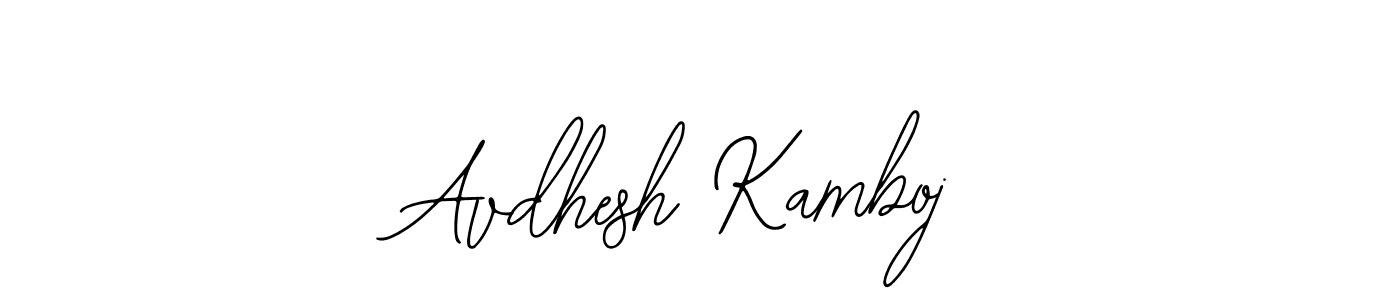 How to Draw Avdhesh Kamboj signature style? Bearetta-2O07w is a latest design signature styles for name Avdhesh Kamboj. Avdhesh Kamboj signature style 12 images and pictures png