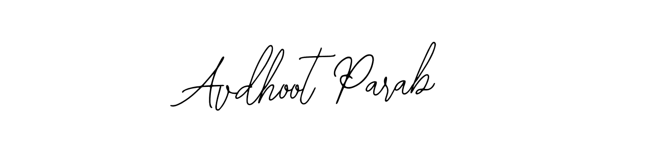 if you are searching for the best signature style for your name Avdhoot Parab. so please give up your signature search. here we have designed multiple signature styles  using Bearetta-2O07w. Avdhoot Parab signature style 12 images and pictures png