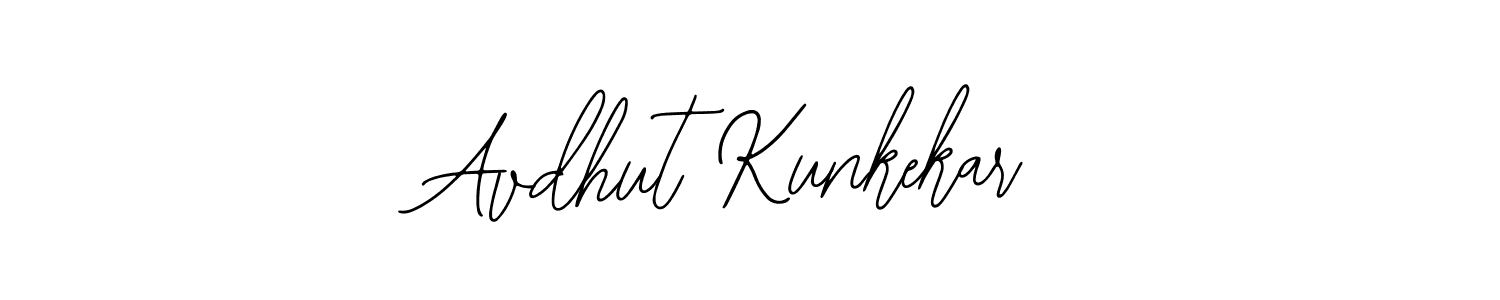 Make a beautiful signature design for name Avdhut Kunkekar. Use this online signature maker to create a handwritten signature for free. Avdhut Kunkekar signature style 12 images and pictures png