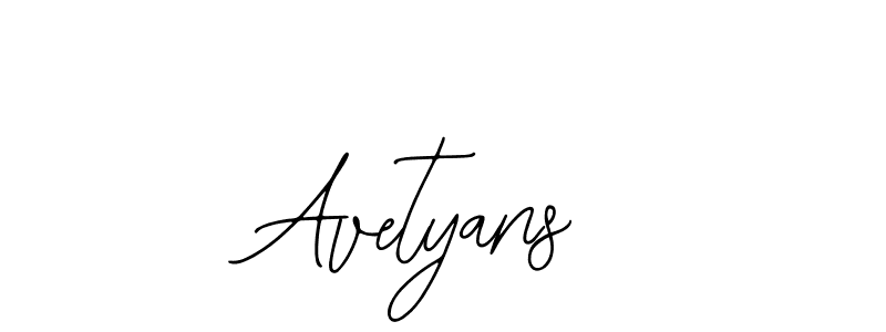 Use a signature maker to create a handwritten signature online. With this signature software, you can design (Bearetta-2O07w) your own signature for name Avetyans. Avetyans signature style 12 images and pictures png