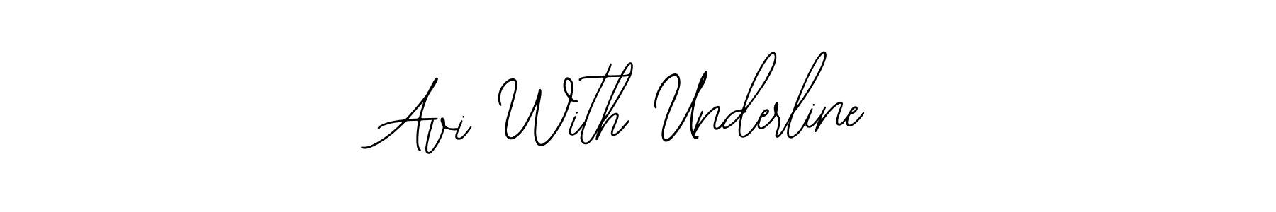 It looks lik you need a new signature style for name Avi With Underline. Design unique handwritten (Bearetta-2O07w) signature with our free signature maker in just a few clicks. Avi With Underline signature style 12 images and pictures png