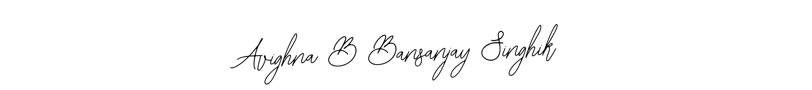 Avighna B Bansanjay Singhik stylish signature style. Best Handwritten Sign (Bearetta-2O07w) for my name. Handwritten Signature Collection Ideas for my name Avighna B Bansanjay Singhik. Avighna B Bansanjay Singhik signature style 12 images and pictures png