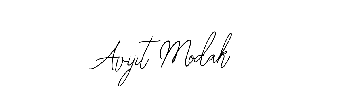 How to make Avijit Modak name signature. Use Bearetta-2O07w style for creating short signs online. This is the latest handwritten sign. Avijit Modak signature style 12 images and pictures png
