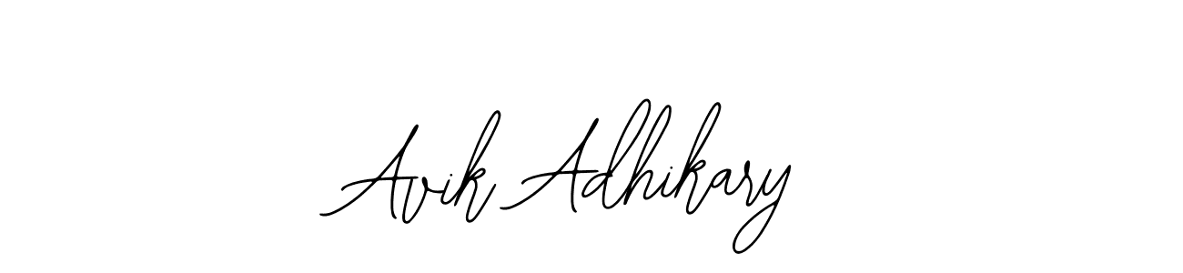 Make a beautiful signature design for name Avik Adhikary. With this signature (Bearetta-2O07w) style, you can create a handwritten signature for free. Avik Adhikary signature style 12 images and pictures png