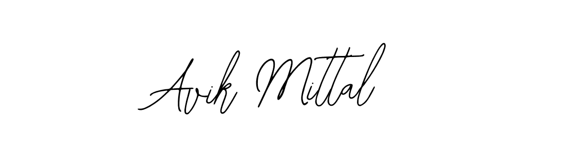 Use a signature maker to create a handwritten signature online. With this signature software, you can design (Bearetta-2O07w) your own signature for name Avik Mittal. Avik Mittal signature style 12 images and pictures png