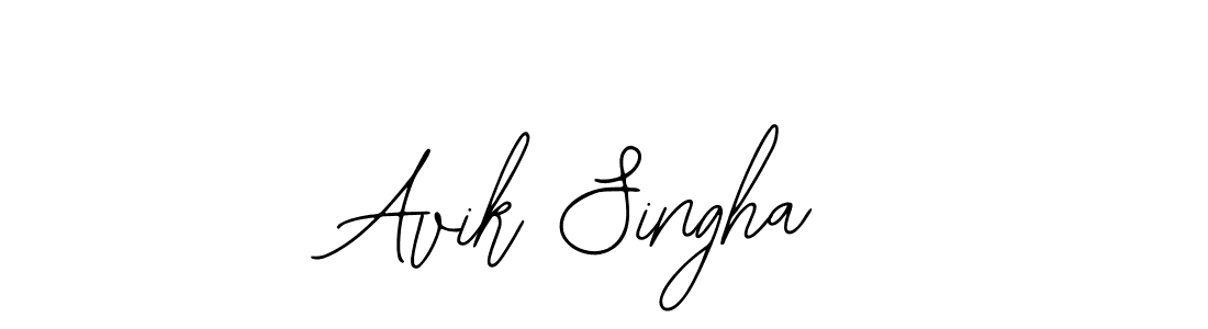 How to make Avik Singha signature? Bearetta-2O07w is a professional autograph style. Create handwritten signature for Avik Singha name. Avik Singha signature style 12 images and pictures png