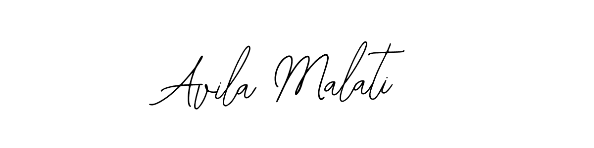 Bearetta-2O07w is a professional signature style that is perfect for those who want to add a touch of class to their signature. It is also a great choice for those who want to make their signature more unique. Get Avila Malati name to fancy signature for free. Avila Malati signature style 12 images and pictures png