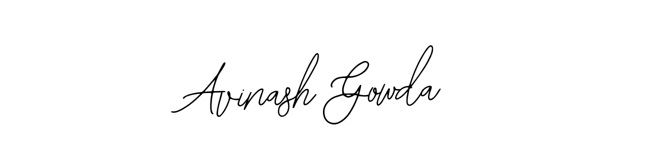 How to Draw Avinash Gowda signature style? Bearetta-2O07w is a latest design signature styles for name Avinash Gowda. Avinash Gowda signature style 12 images and pictures png