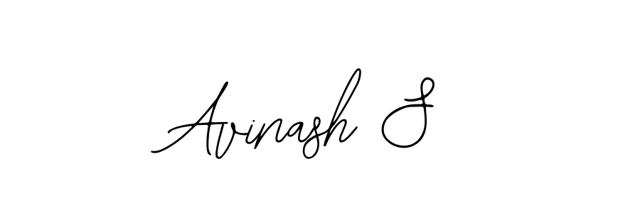 You should practise on your own different ways (Bearetta-2O07w) to write your name (Avinash S) in signature. don't let someone else do it for you. Avinash S signature style 12 images and pictures png