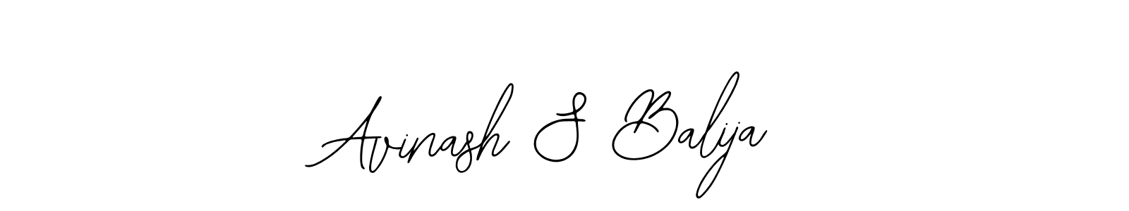 Use a signature maker to create a handwritten signature online. With this signature software, you can design (Bearetta-2O07w) your own signature for name Avinash S Balija. Avinash S Balija signature style 12 images and pictures png