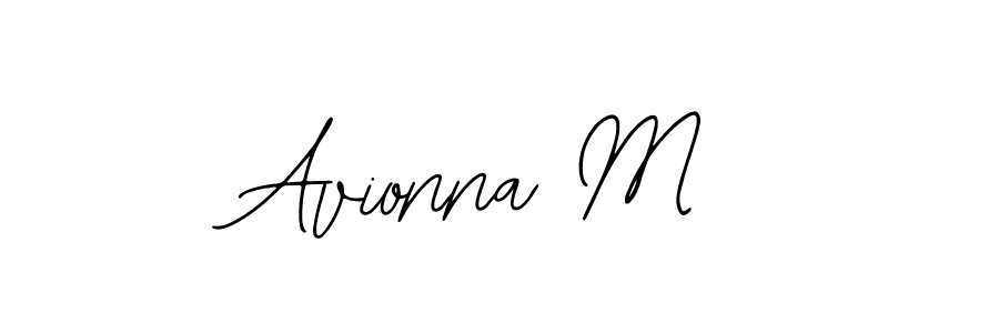 Make a beautiful signature design for name Avionna M. Use this online signature maker to create a handwritten signature for free. Avionna M signature style 12 images and pictures png