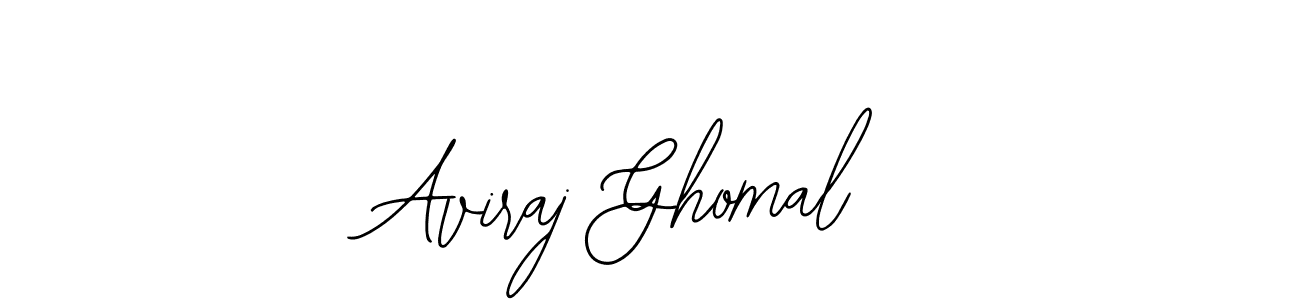 Bearetta-2O07w is a professional signature style that is perfect for those who want to add a touch of class to their signature. It is also a great choice for those who want to make their signature more unique. Get Aviraj Ghomal name to fancy signature for free. Aviraj Ghomal signature style 12 images and pictures png