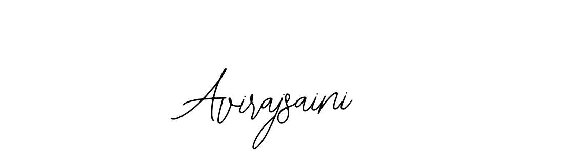 Create a beautiful signature design for name Avirajsaini. With this signature (Bearetta-2O07w) fonts, you can make a handwritten signature for free. Avirajsaini signature style 12 images and pictures png