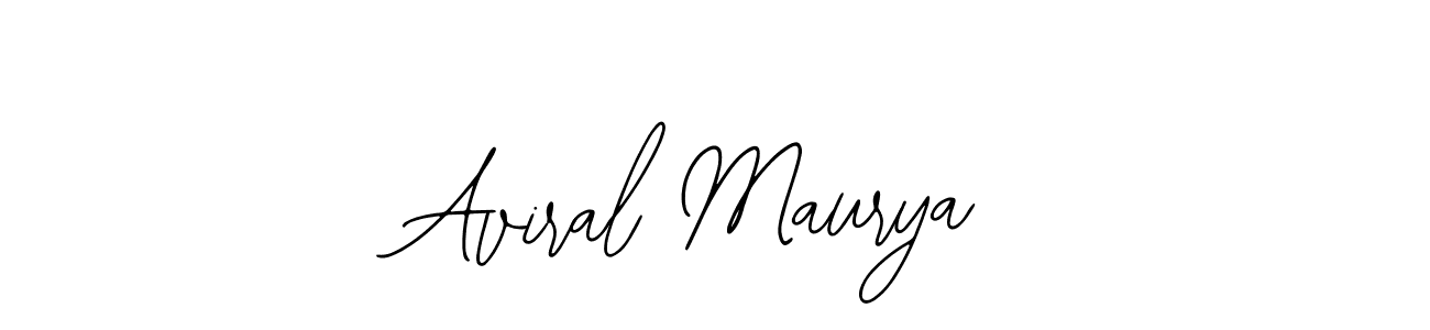 Bearetta-2O07w is a professional signature style that is perfect for those who want to add a touch of class to their signature. It is also a great choice for those who want to make their signature more unique. Get Aviral Maurya name to fancy signature for free. Aviral Maurya signature style 12 images and pictures png